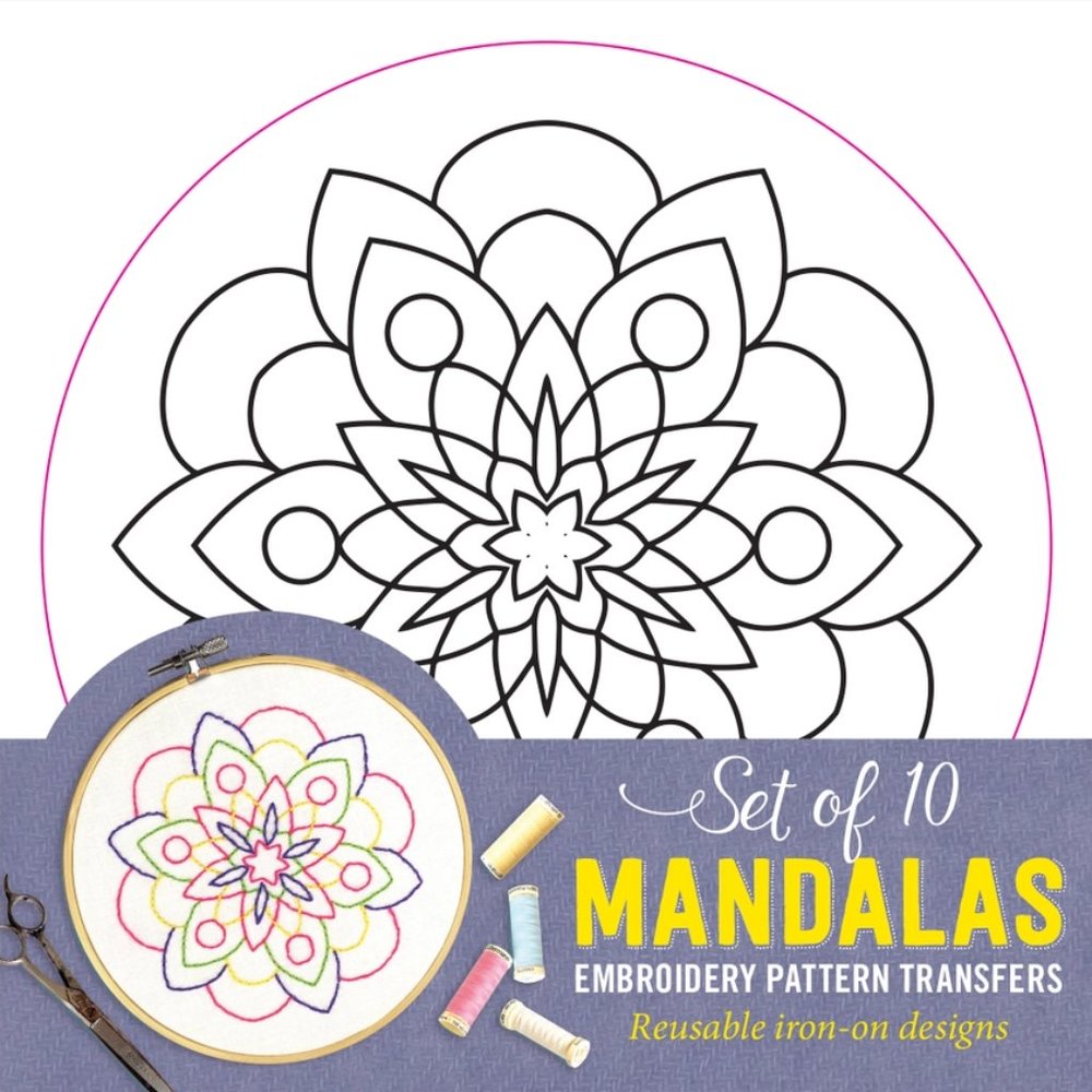 Lot of 7 Sets of Embroidery Pattern Transfers Reusable Iron-On Designs - Picture 5 of 8